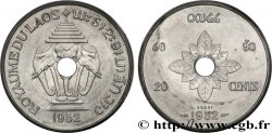 LAOS Essai Piefort de 20 Cents 1952 Paris MS 