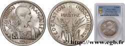 PROVISORY GOVERNEMENT OF THE FRENCH REPUBLIC - INDOCHINE Essai Piefort de la piastre 1947 Paris