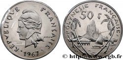 POLINESIA FRANCESE Essai de 50 Francs Marianne 1967 Paris 