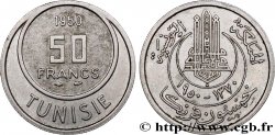 TUNISIA - FRENCH PROTECTORATE 50 Francs AH1370 1950 Paris