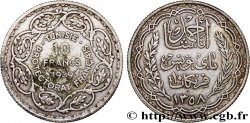TUNISIE - PROTECTORAT FRANÇAIS 10 Francs au nom du Bey Ahmed an 1358 1939 Paris TTB 