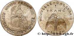 NOUVELLE CALÉDONIE Essai de 1 Franc sans listel 1948 Paris
