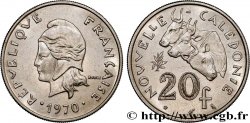 NEUKALEDONIEN 20 Francs 1970 Paris