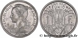 ÎLE DE LA RÉUNION 1 Franc Marianne / canne à sucre 1973 Paris SPL 