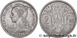 REUNION 2 Francs Marianne / canne à sucre 1968 Paris