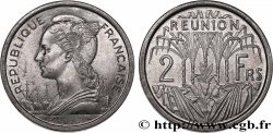 ISLA DE LA REUNIóN 2 Francs Marianne / canne à sucre 1971 Paris