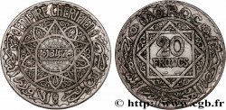 MAROC - PROTECTORAT FRANÇAIS 20 Francs AH 1347 1928 Paris