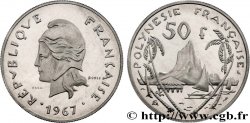 POLINESIA FRANCESE Essai de 50 Francs Marianne 1967 Paris 
