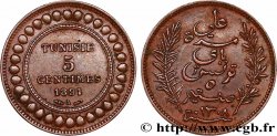 TUNISIE - PROTECTORAT FRANÇAIS 5 Centimes AH 1308 1891 Paris