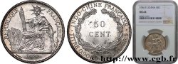 FRENCH INDOCHINA 50 Centièmes 1936 Paris MS64 NGC