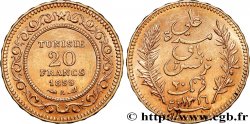INVESTMENT GOLD 20 Francs or Bey Ali AH 1317 1899 Paris