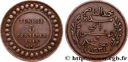 TUNISIA - FRENCH PROTECTORATE 5 Centimes AH1334 1916 Paris