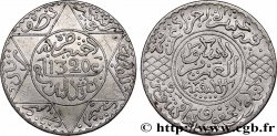 MAROC 5 Dirhams (1/2 Rial) Abdul Aziz I an 1320 1902 Londres