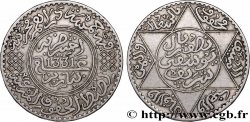 MAROCCO - PROTETTORATO FRANCESE 5 Dirhams (1/2 Rial) Moulay Youssef I an 1331 1913 Paris 