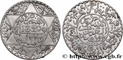 MOROCCO 2 1/2 Dirhams (1/4 Rial) Abdul Aziz I an 1320 1902 Londres