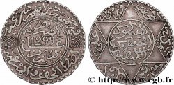 MOROCCO 5 Dirhams (1/2 Rial) Hassan I an 1299 1881 Paris