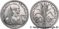 INDOCHINE FRANÇAISE 20 Centièmes 1945 Paris