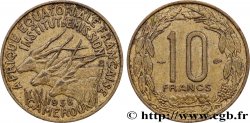 AFRIQUE ÉQUATORIALE FRANÇAISE - CAMEROUN 25 Francs antilopes 1958 Paris