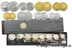 MAROC Série de 8 Monnaies AH 1370-1384 1951-1965 Paris