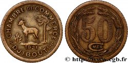 DJIBOUTI 50 Centimes Chambre de Commerce de Djibouti 1921 Paris TTB+ 