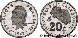 NUEVA CALEDONIA Essai de 20 Francs Marianne / buffles 1967 Paris