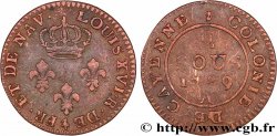 FRENCH GUYANA 2 Sous colonie de Cayenne 2e type 1789 Paris - A