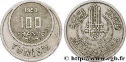 TUNISIA - FRENCH PROTECTORATE 100 Francs AH1370 1950 Paris