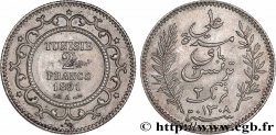 TUNISIA - FRENCH PROTECTORATE 2 Francs AH1308 1891 Paris - A