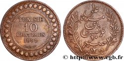 TUNISIA - Protettorato Francese 10 Centimes AH1308 1891 Paris 