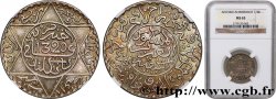 MAROC 2 1/2 Dirhams (1/4 Rial) Abdul Aziz I an 1320 1902 Londres