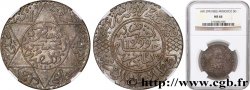 MAROKKO 5 Dirhams (1/2 Rial) Hassan I an 1299 1881 Paris