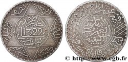 MAROKKO 5 Dirhams (1/2 Rial) Abdul Aziz I an 1322 1904 Paris