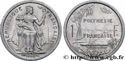 FRENCH POLYNESIA 1 Franc 1965 Paris