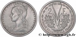 FRENCH EQUATORIAL AFRICA - FRENCH UNION / UNION FRANÇAISE 2 Francs 1948 Paris