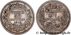 TUNISIA - French protectorate 50 Centimes AH1330 1912 Paris