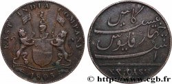 ISLE OF FRANCE (MAURITIUS) XX (20) Cash East India Company 1803 Madras