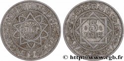 MAROCCO - PROTETTORATO FRANCESE 5 Francs AH 1370 1951  