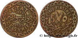 SYRIEN 5 Piastres État de Syrie 1935 Paris