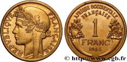 FRENCH WEST AFRICA 1 Franc Morlon 1944 Londres