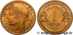 AFRICA FRANCESA DEL OESTE 1 Franc Morlon 1944 Londres