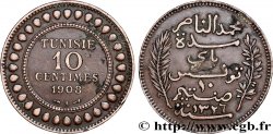 TUNISIA - FRENCH PROTECTORATE 10 Centimes AH1326 1908 Paris