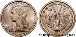 AFRIQUE ÉQUATORIALE FRANÇAISE - UNION FRANÇAISE Essai de 2 Francs 1948 Paris