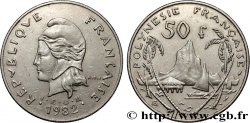 POLINESIA FRANCESE 50 Francs I.E.O.M.  1982 Paris 