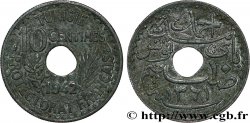 TUNISIA - FRENCH PROTECTORATE 10 Centimes AH 1361 1942 Paris