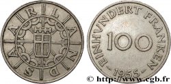 SAARLAND 100 Franken 1955 
