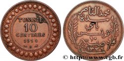 TUNISIE - PROTECTORAT FRANÇAIS 10 Centimes AH1332 1914 Paris