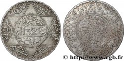 MOROCCO 5 Dirhams (1/2 Rial) Abdul Aziz I an 1322 1904 Paris