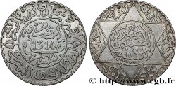 MARUECOS 2 1/2 Dirhams Abdul Aziz Ier an 1314 1895 Paris