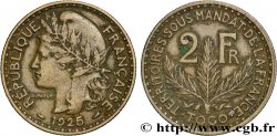TOGO - MANDATO FRANCESE 2 Francs 1925 Paris 