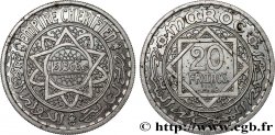 MOROCCO - FRENCH PROTECTORATE Essai de 20 Francs, poids normal. AH 1366 1947 Paris